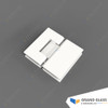 White 180° Shower Hinge