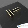 Satin Brass 50*25 Shelf Clips (SET OF 2)