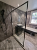  Framed Clear Walk-in Shower Unit 