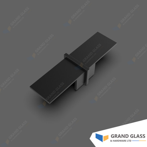Joiner for Square Top Capping Rail - Matte Black 