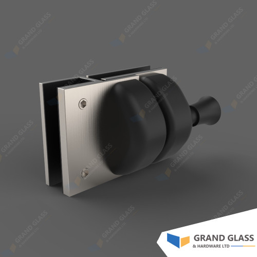 Latch - 180° glass to glass - Satin