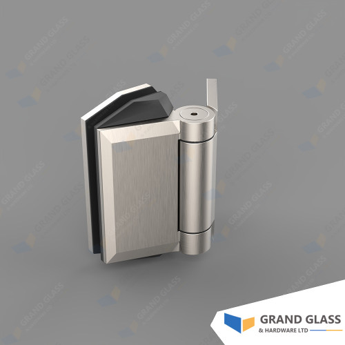 Hinge - Hydraulic - 90° glass to wall - Satin