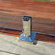 Square mini posts for glass balustrade, glass pool fencing