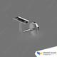 Wall to Rail Extension Bracket for 50.8mm  Round Offset Rail System