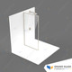 Framed Clear Walk-in Shower Unit