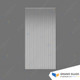  Reeded Ultra Clear Glass - 1090 