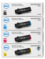 Dell Set | NCH0D, WG4T0, 042T1, 2RF0R | Original Dell Standard Yield Toner Cartridge - Black, Color