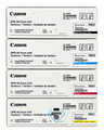 GPR-58 Drum | 2186C003, 2187C003, 2188C003, 2189C003 | Original Canon Drum Unit Set - Black, Cyan, Magenta, Yellow