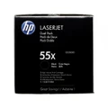CE255XD SET | HP 55X | Original HP High-Yield LaserJet Toner Cartridges 2-Pack - Black