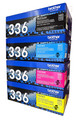 TN-336 Set | Original Brother Toner Cartridges – Black, Cyan, Magenta, Yellow