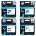 HP 934 935 SET | C2P19AN, C2P20AN, C2P21AN, C2P22AN | Original HP OfficeJet Ink Cartridge - Black, Cyan, Magenta, Yellow