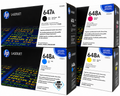 HP 647A 648A SET | CE260A, CE261A, CE262A, CE263A | Original HP Toner Cartridges - Black, Cyan, Yellow, Magenta
