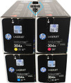 HP 304A SET | CC530A, CC531A, CC532A, CC533A | Original HP Toner Cartridge - Black, Cyan, Yellow, Magenta