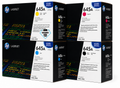 HP 645A SET | C9730A, C9731A, C9732A, C9733A | Original HP Toner Cartridge - Black, Cyan, Yellow, Magenta