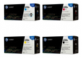 HP 650A SET | CE270A, CE271A, CE272A, CE273A | Original HP Toner Cartridge - Black, Cyan, Yellow, Magenta