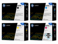 HP 644A SET | Q6460A, Q6461A, Q6462A, Q6463A | Original HP Toner Cartridge - Black, Cyan, Yellow, Magenta