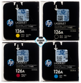 HP 126A SET | CE310A, CE311A, CE312A, CE313A | Original HP Toner Cartridge - Black, Cyan, Yellow, Magenta