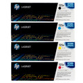 HP 125A SET | CB540A CB541A CB542A CB543A | Original HP Toner Cartridge - Black, Cyan, Yellow, Magenta