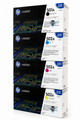 HP 501A 502A SET | Q6470A, Q6471A, Q6472A, Q6473A | Original HP Toner Cartridge - Black, Cyan, Yellow, Magenta