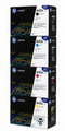 HP 643A SET | Q5950A, Q5951A, Q5952A, Q5953A | Original HP Toner Cartridge - Black, Cyan, Yellow, Magenta