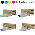 Original Xerox Phaser 6360 Black Cyan Magenta Yellow High-Yield Toner Cartridge 4-Pack 106R01218 106R01219 106R01220 106R01221