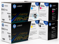 HP 504A SET | CE250A, CE251A, CE252A, CE253A | Original HP Toner Cartridge - Black, Cyan, Yellow, Magenta