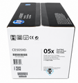 CE505XD | HP 05X 2-Pack | Original HP High-Yield Dual Pack Toner Cartridges - Black
