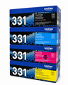TN-331 Set | Original Brother Toner Cartridges – Black, Cyan, Magenta, Yellow