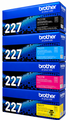 TN-227 Set | Original Brother High-Yield Toner Cartridges – Black, Cyan, Magenta, Yellow