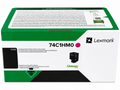 Lexmark Set | 74C1HC0, 74C1HK0, 74C1HM0, 74C1HY0 | Original Lexmark High-Yield Toner Cartridges – Black, Cyan, Magenta, Yellow