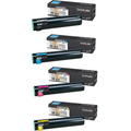 Lexmark C930H2 Set | C930H2CG C930H2KG C930H2MG C930H2YG | Original Lexmark High-Yield Toner Cartridges – Black, Cyan, Magenta, Yellow