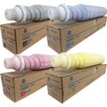 TN619 Set | A3VX130, A3VX230, A3VX330, A3VX430 | Original Konica Minolta Toner Cartridges - Black, Cyan, Magenta, Yellow