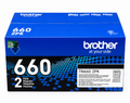 TN660-2PK | Orignal Brother High-Yield Toner Cartridges 2-Pack - Black
