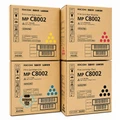 Ricoh MP-C6502/C8002 Set | 842083, 842085, 842086, 842084 | Original Ricoh Laser Toner Cartridges Black, Cyan, Magenta, Yellow