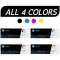 HP 410A 4-Pack | CF410A, CF411A, CF412A, CF413A | Original HP Toner Cartridge - Black, Cyan, Yellow, Magenta (CF410AQ)
