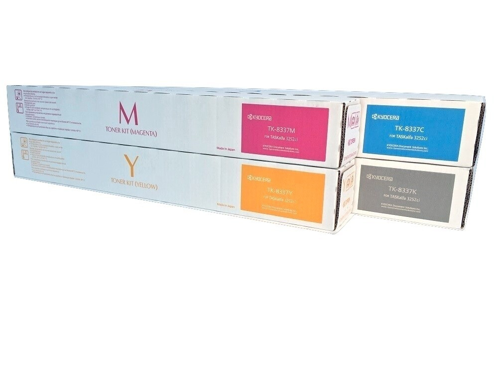 Kyocera TK8337 Toner Set, Original 4-Pack | Genuine Ink
