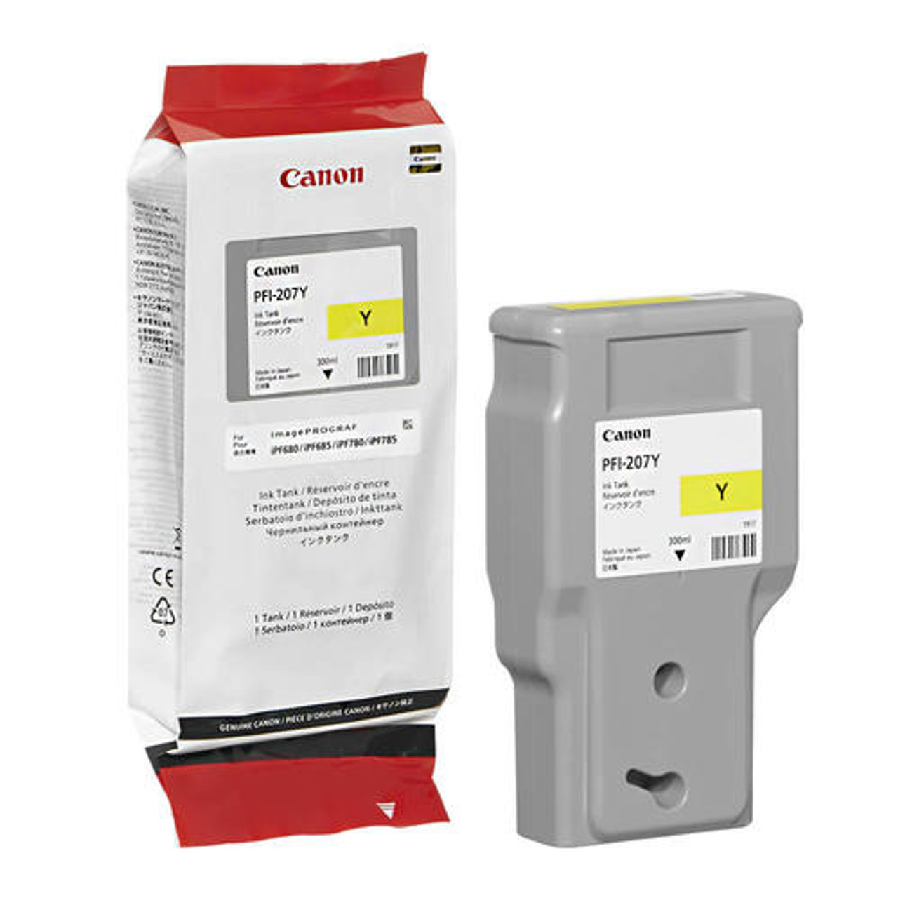 8792B001AA | Canon PFI-207 | Original Canon Ink Cartridge - Yellow