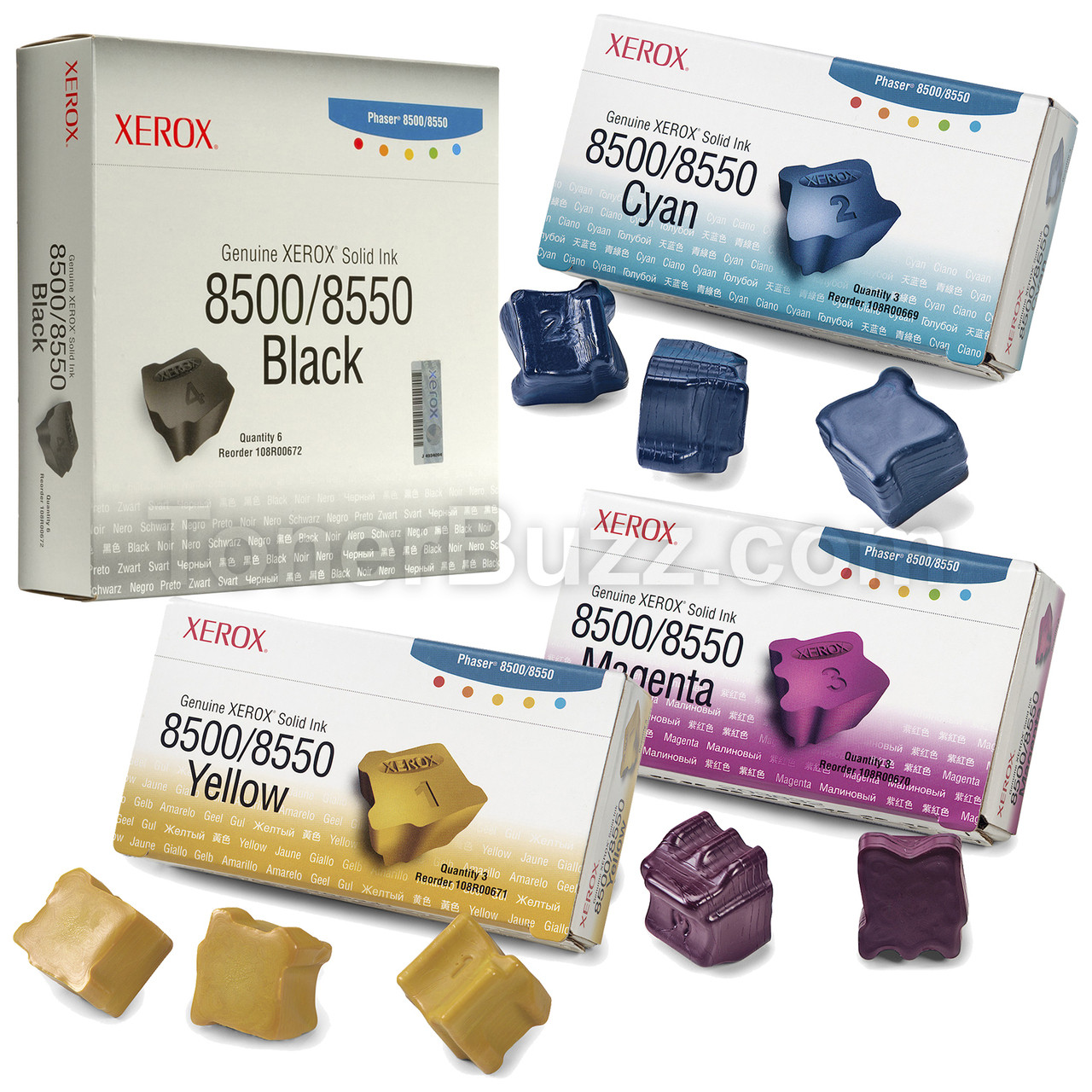 Xerox Set | 108R00669, 108R00670, 108R00671, 108R00672 | Original