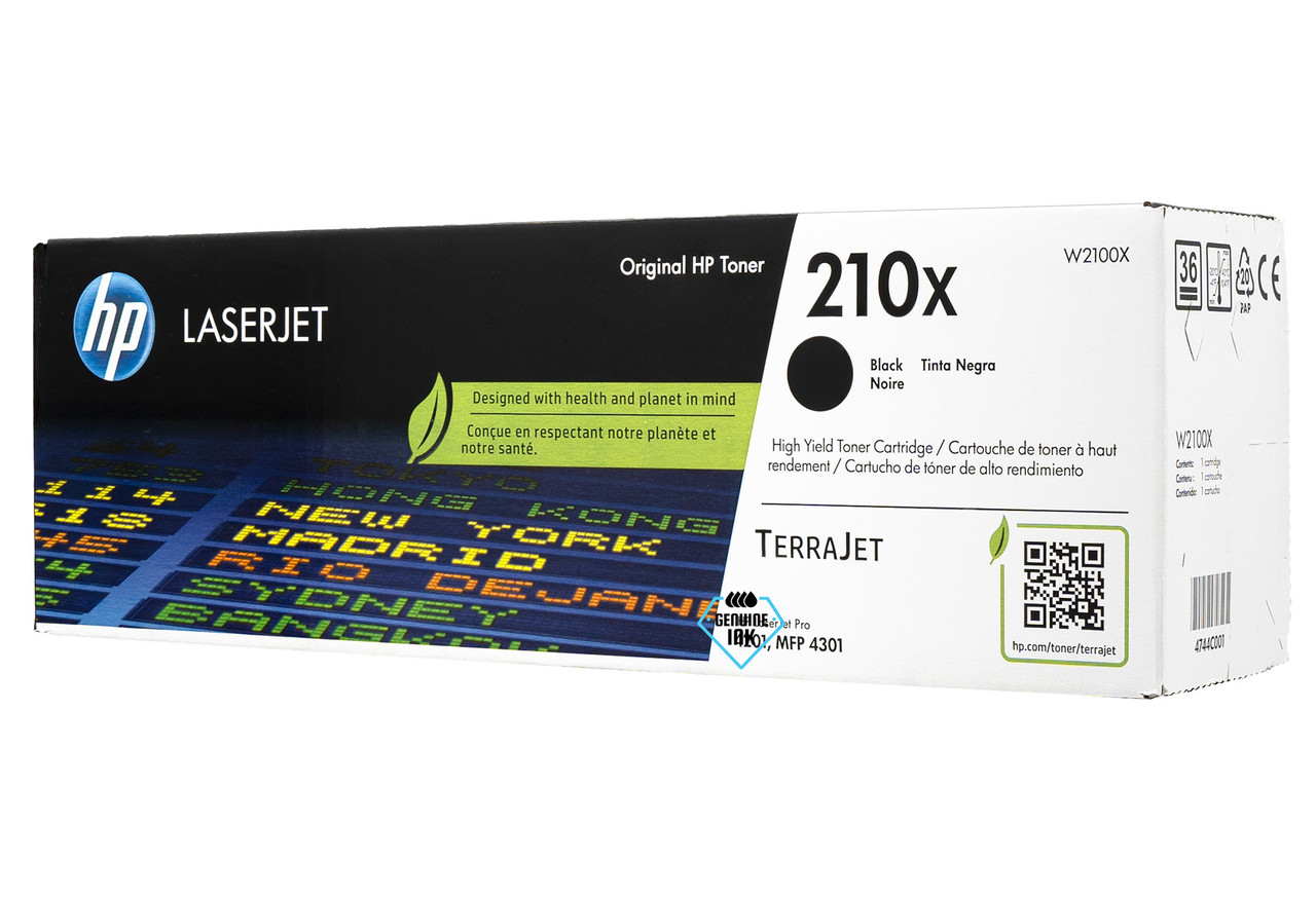 W2100X | HP 210X | Original HP High-Yield Toner Cartridge - Black