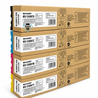 Sharp Set | MXC40NTB, MXC40NTC, MXC40NTM, MXC40NTY | Original Sharp Toner Cartridge - Black, Color