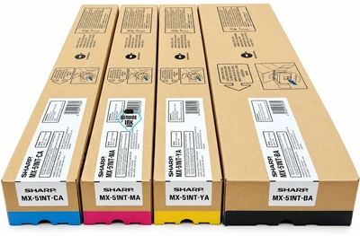 Sharp Set | MX51NTBA, MX51NTCA, MX51NTMA, MX51NTYA | Original Sharp Toner Cartridge - Black, Color