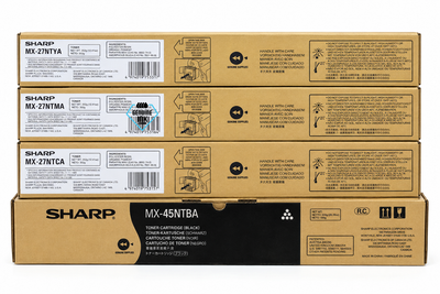 Sharp Set | MX45NTBA, MX27NTCA, MX27NTMA, MX27NTYA | Original Sharp Toner Cartridge - Black, Color