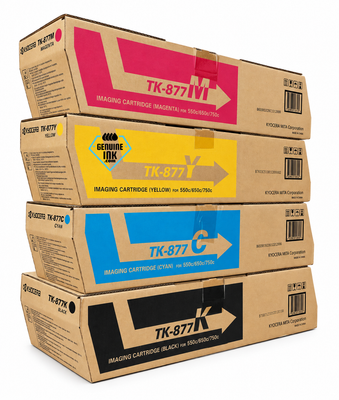 Kyocera TK-877 SET | TK877K, TK877C, TK877M, TK877Y | Original Kyocera Toner Cartridges – Black & Color