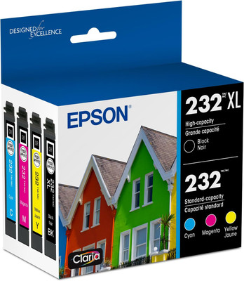 T232XLBCS | Epson® 232XL/232 | Original Epson® T232XL-BCS Claria Ink Cartridge Combo Pack High-Yield Black & Standard Yield Color