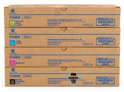 Konica Minolta TN514 Set | A9E8130, A9E8430, A9E8330, A9E8230 | Original Konica Minolta Toner Cartridge - Black, Color