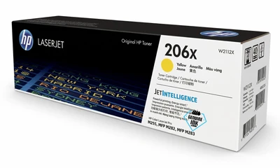 W2112X | HP 206X | Original HP LaserJet High-Yield Toner Cartridge - Yellow