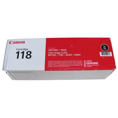 2662B001 | Canon 118 | Original Canon Toner Cartridge - Black