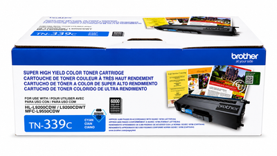 TN-339C | Original Brother Super High-YieldToner Cartridge – Cyan