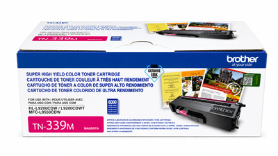 TN-339M | Original Brother Super High-YieldToner Cartridge – Magenta