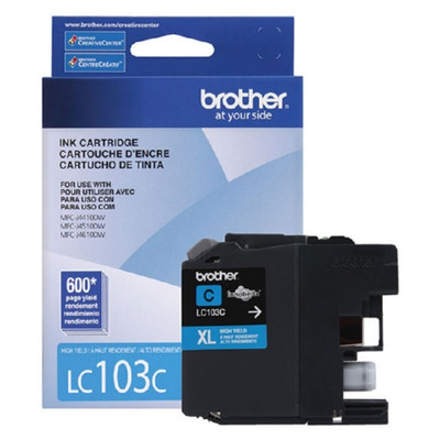 LC-103 | Original Brother High-Yield Ink Cartridge – Cyan